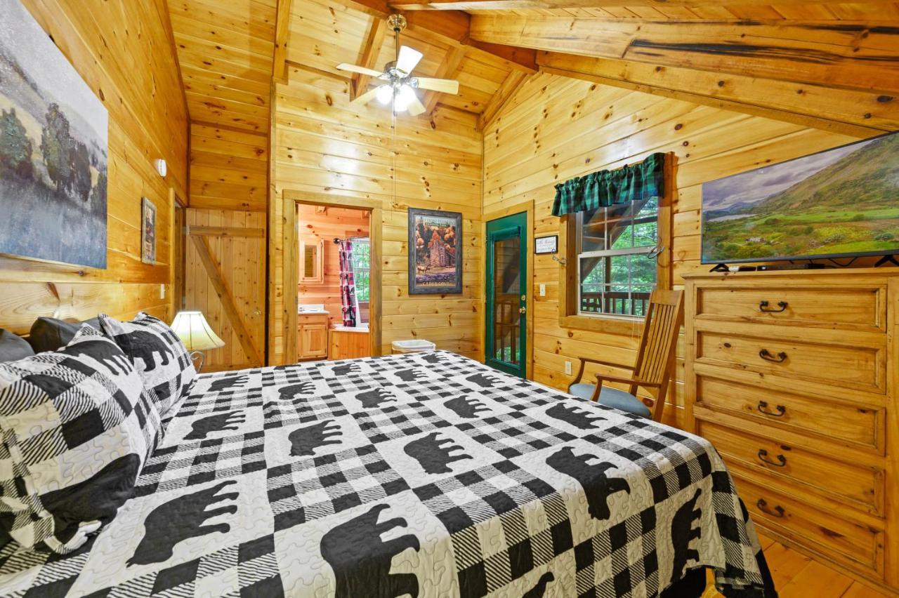 סביירוויל Gypsy Road - Privacy! Log Cabin With Hot Tub, Wifi, Directv And Arcade מראה חיצוני תמונה